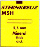 GLAS 2,5 MM, MSH