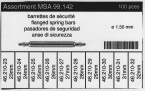 SORTIMENT BANDSTIFT DIA.1,5 MM XL 100 st, 23-32 mm