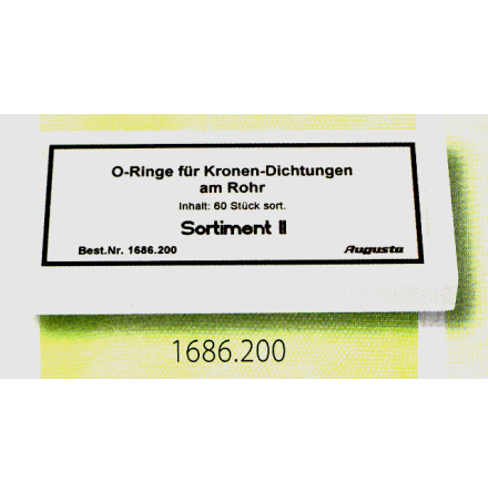 SORT. O-RINGAR FR KRONRR 2 60 STYCK