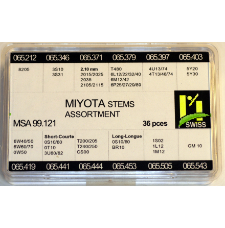 SORT. STLLAXLAR MIYOTA 36 st.