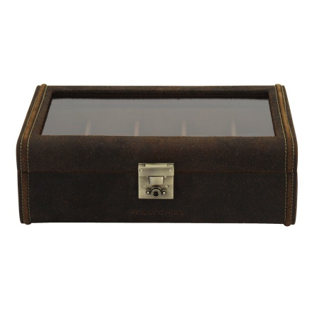 BOX FR 8 UR, BR LDER VINTAGE 29x19x9,5 cm Cubano, 0,99 kg