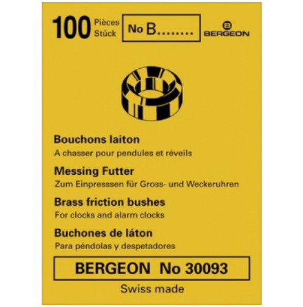 FODRINGAR I BRONS - 100-PACK BERGEON 4019