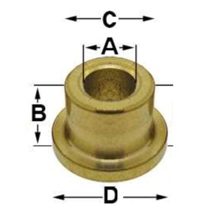 FODRING hl 10,0 mm 5/st 10,0 x 5,75 x 12,0 x 14,25 mm