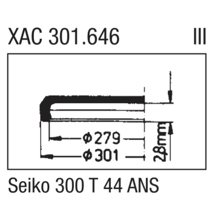 GLAS Seiko 300 T 44 ANS Sternkreuz XAC 301.646
