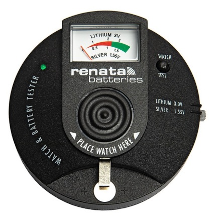 BATTERITESTARE RENATA Test fr batterier och litium batterier