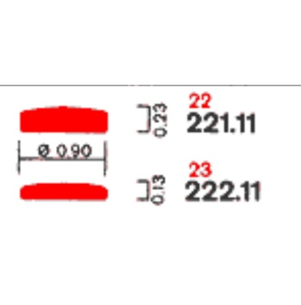 Motsten Incabloc 222.11 - nr 23 5-pack