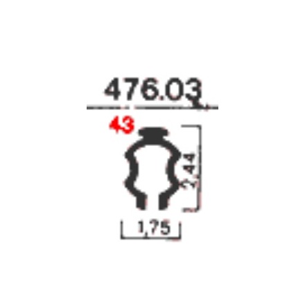 Lyrfj�der Incabloc 476.03 - nr 43 5-pack