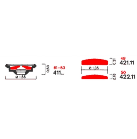 Motsten Incabloc 422.11 5-pack